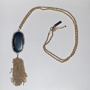 Rayne Gold Long Pendant Necklace